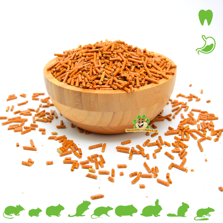 Knaagdier Kruidenier Carrot Pellets 200 grams for Rodents & Rabbits