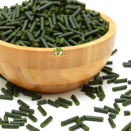 Knaagdier Kruidenier Pellets de espinacas de 200 gramos para roedores y conejos