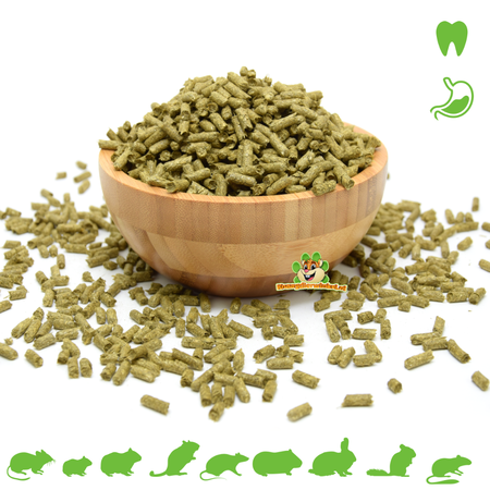 Knaagdier Kruidenier Pellets de avena verde de 175 gramos para roedores y conejos