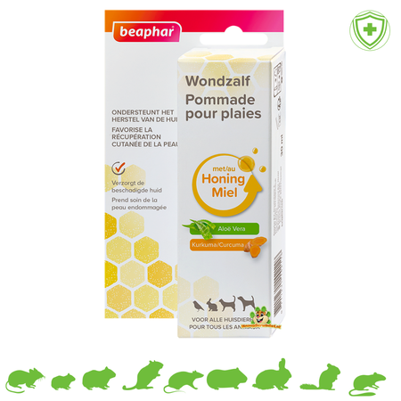 Beaphar Pommade pour plaies au miel 30 grammes pour rongeurs et lapins !