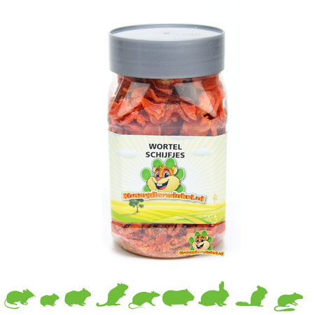 Knaagdierwinkel® Karottenscheiben für Nagetiere und Kaninchen