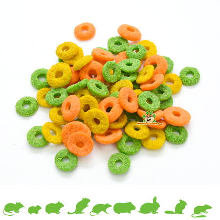 Knaagdierwinkel® Rodent Rounds Carrot & Sea Buckthorn Juice 150 grams