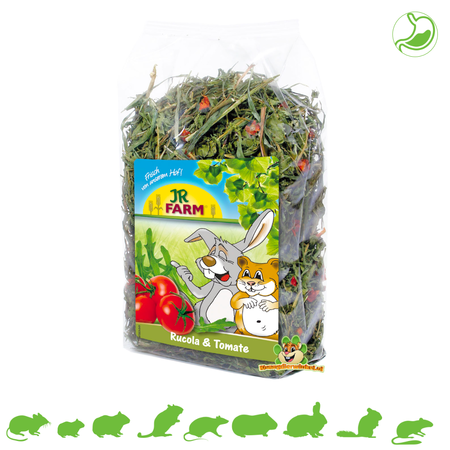 JR Farm Roquette & Tomates Sans Céréales pour Rongeurs et Lapins