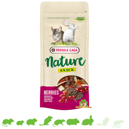 Versele-Laga Nature Snack Berries 85 grammes pour rongeurs et lapins !