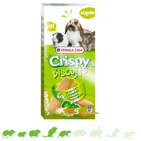 Versele-Laga Crispy Biscuit Rodent Vegetable for Rodents!