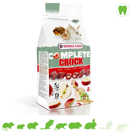 Versele-Laga Crock Complete Apple 50 grams for Rodents & Rabbits!