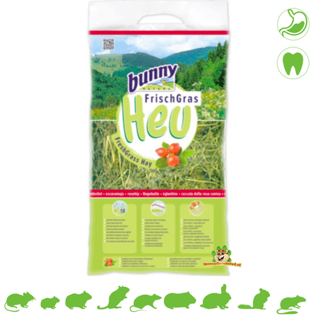 Bunny Nature Heno FreshGras Rosa Mosqueta 500 gramos
