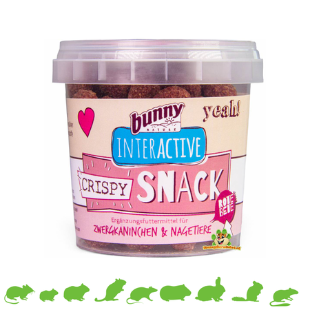 Bunny Nature Crispy Snack Betterave 50 grammes pour Rongeurs & Lapins !