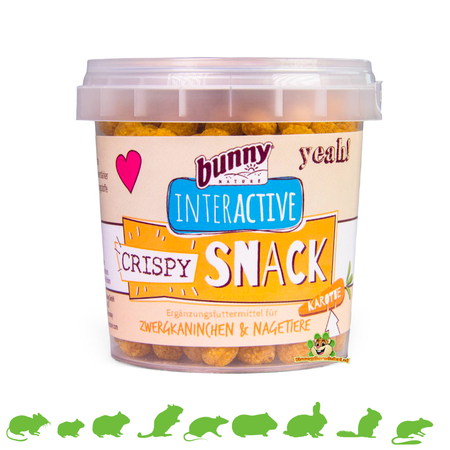 Bunny Nature Knusprige Snack-Karotte 25 Gramm für Nagetiere und Kaninchen!