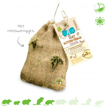 Bunny Nature Hooi Active Snack The Wild 13 voor Knaagdieren!