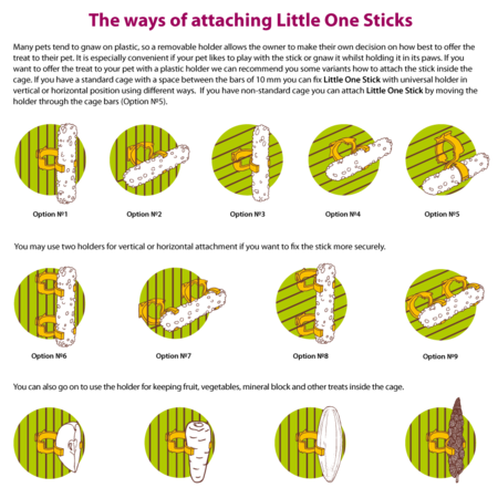 Mealberry Little One Sticks Pradera Hierbas