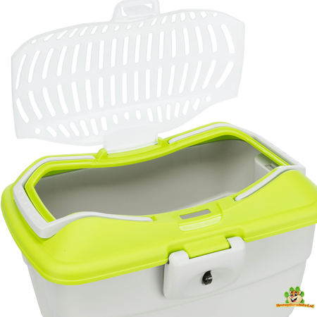 Trixie Mini-Capri Transport Box Grey/Green 40 cm