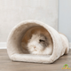 Trixie Plush Relax Tunnel Beige 80 cm for Guinea Pigs, Rabbits & Ferrets