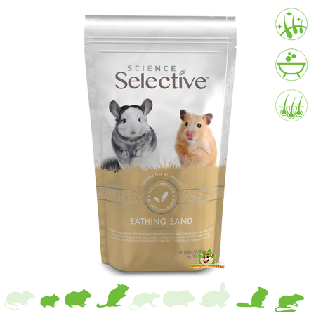 Supreme Sable de bain pour rongeurs et chinchillas
