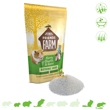 Supreme Sable de bain pour rongeurs et chinchillas