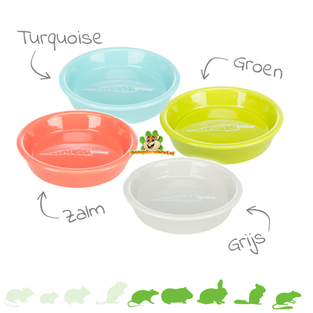 Trixie Ceramic Food Bowl Carrot 14 cm