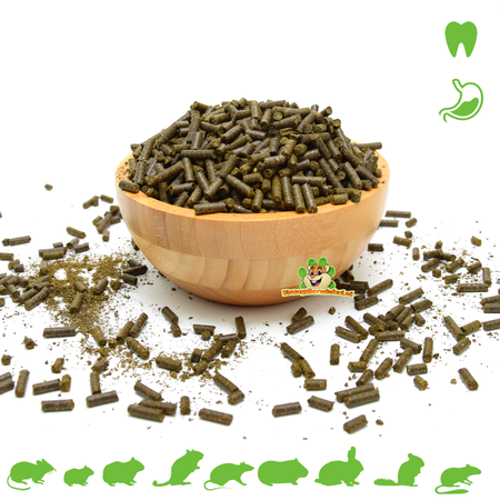 Knaagdier Kruidenier Pellets de romero de 200 gramos para roedores y conejos