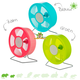 Trixie Plastic exercise wheel 20 cm for rodents