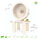Knaagdierwinkel® Wooden Aluminium Running Wheel for Rodents!