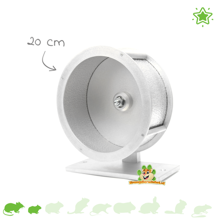 Knaagdierwinkel® Roue de course en aluminium pour rongeurs !