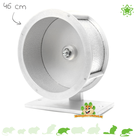 Knaagdierwinkel® Aluminum Running Wheel for Rodents!