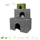 JR Farm Natural Hay House for Rodents & Rabbits
