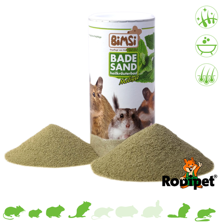 Rodipet BiMSi® Bain Sable Bain aux Herbes Mélisse 1 Litre