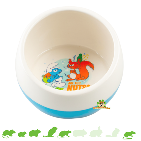 Klungelsmurf Voer/Waterbakje 11 cm