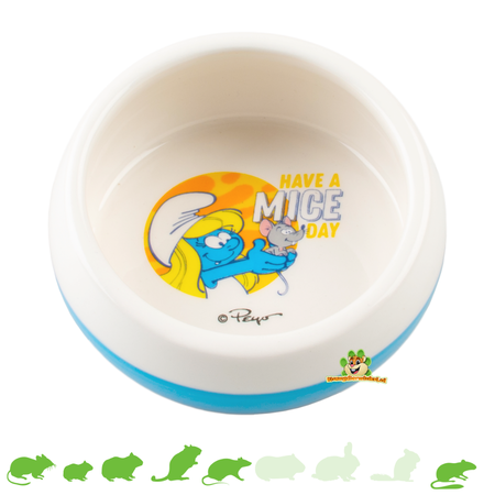 Smurfette Food/Water bowl 8 cm