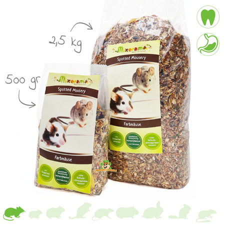 Spotted Mouserys Mouse Food Naturalna karma dla myszy 500 gramów