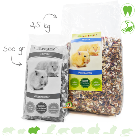 Hámster Fairytale Gold Extra 500 gramos