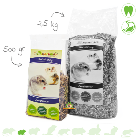 Mixerama Menu de base pour hamster nain Nourriture pour hamster nain