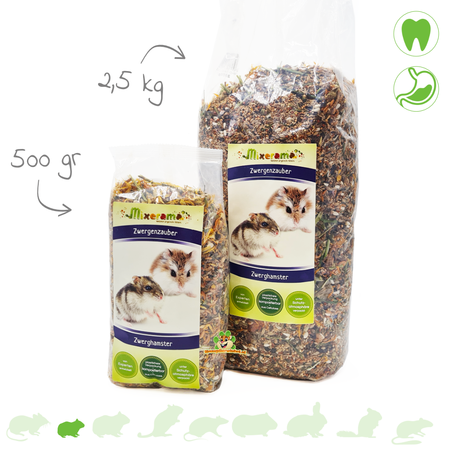 Mixerama Hámster Enano Zwergenzauber Magic 500 gramos