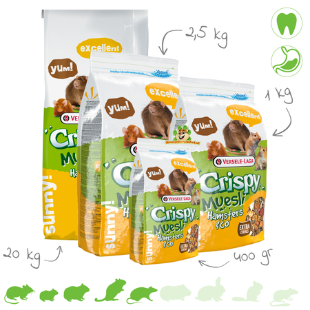 Versele-Laga Knuspriges Müsli Hamsters & Co