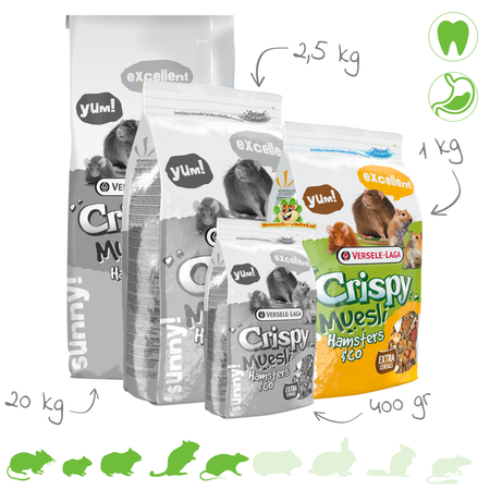 Versele-Laga Chrupiące musli dla chomików i spółki