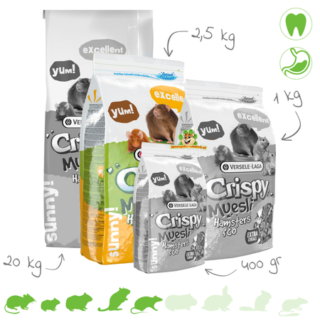 Versele-Laga Knuspriges Müsli Hamsters & Co