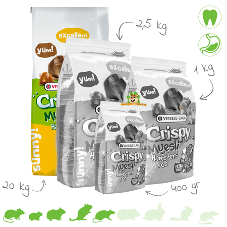 Versele-Laga Knuspriges Müsli Hamsters & Co