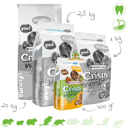 Versele-Laga Chrupiące musli dla chomików i spółki