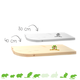 Elmato Plateforme d'angle longue sans clous pour rongeurs