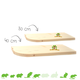 Elmato Plateforme d'angle longue sans clous pour rongeurs