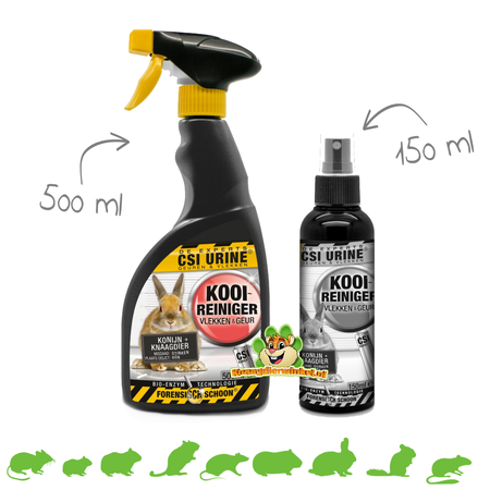 Spray urinaire CSI pour rongeurs et lapins