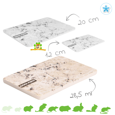 Grey Ceramic Cooling Stone for Rodents & Rabbits