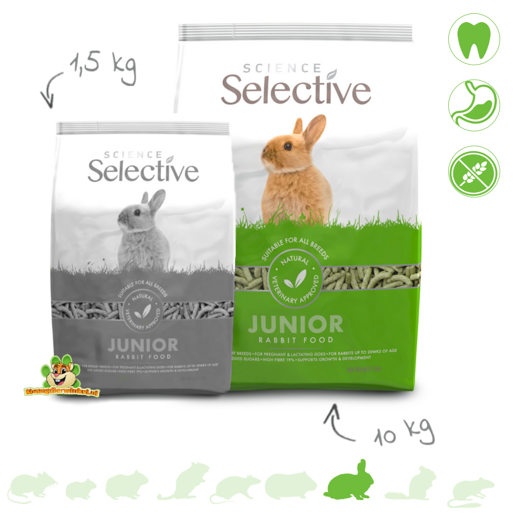 Selective Lapin Junior 10Kg - Lapin Rongeurs - Alimentation Supreme
