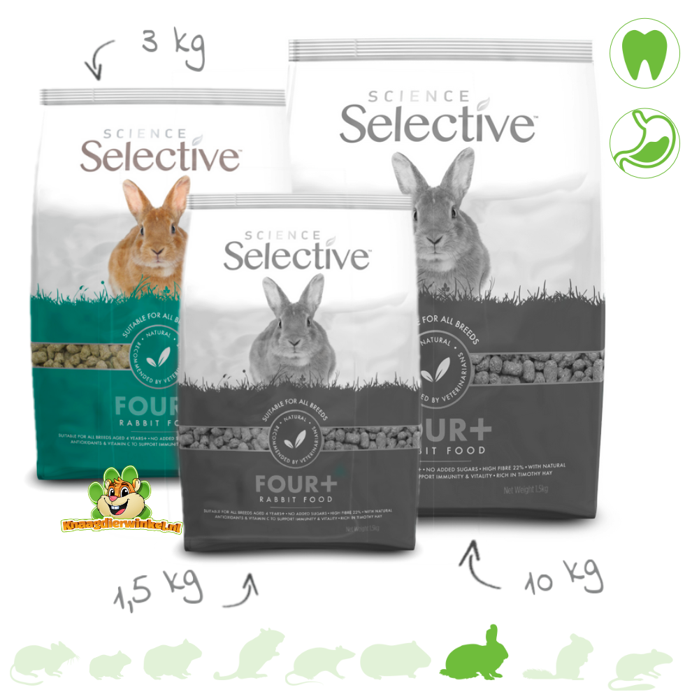 Selective lapin adulte - Nourriture pour lapin - Aliment pour rongeur
