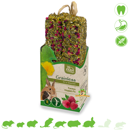 JR Farm Getreidefreies Gesundheits-Hüpf-Fitness-Produkt von Farmys mit Himbeergeschmack