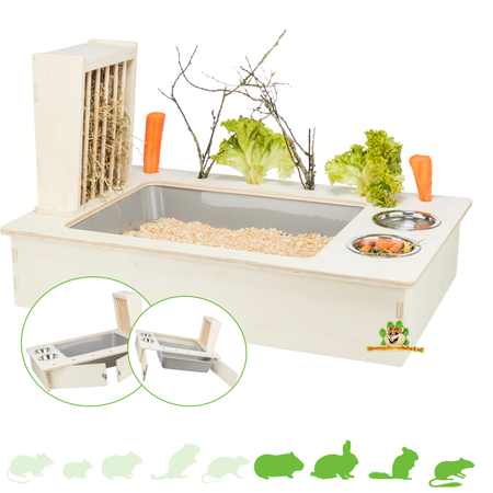 Trixie Feeding station Guinea pig & Rabbit 70 cm