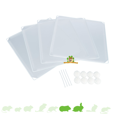 Trixie Closed Plastic Panel for Wire Cube Run 35 × 35 cm