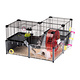 Ferplast Hamsterkooi Multipla Hamster Large 100 cm voor Knaagdieren!