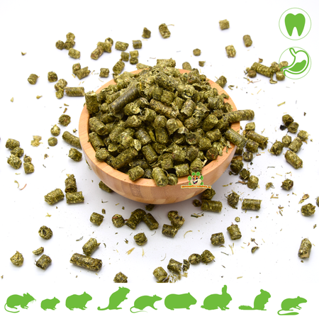 Knaagdier Kruidenier Pellets de Timothy 200 gramos