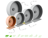 Roue d'exercice en bois de liège pour rongeurs !